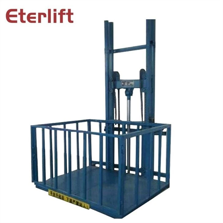 Guide Rail Freight Elevator For Warehouse