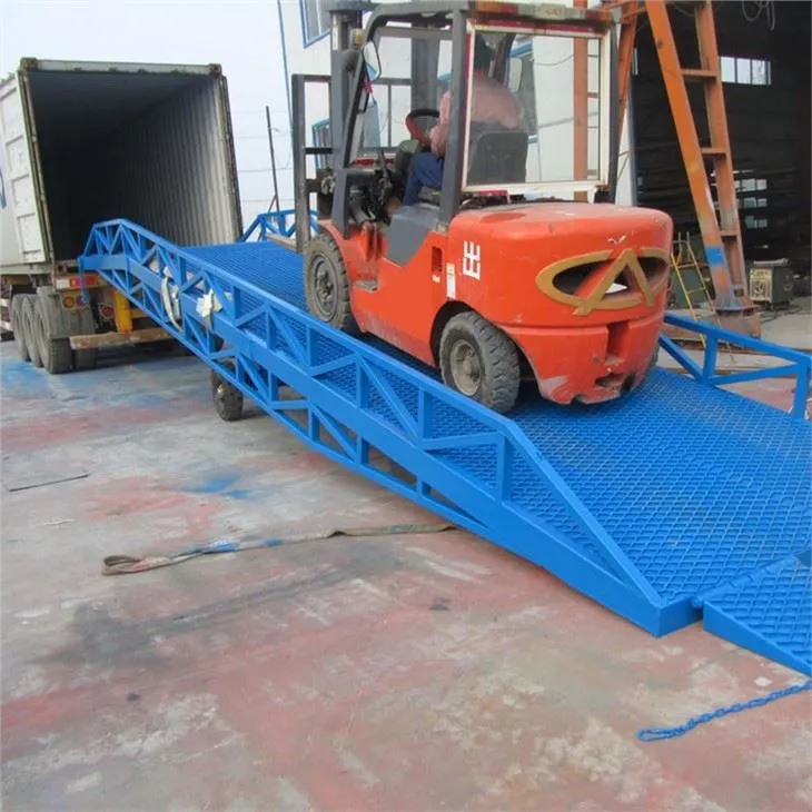 Mobile Dock Ramp For Container Goods Loading