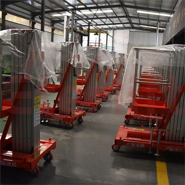 Single Mast Aluminum Lift Work Platform