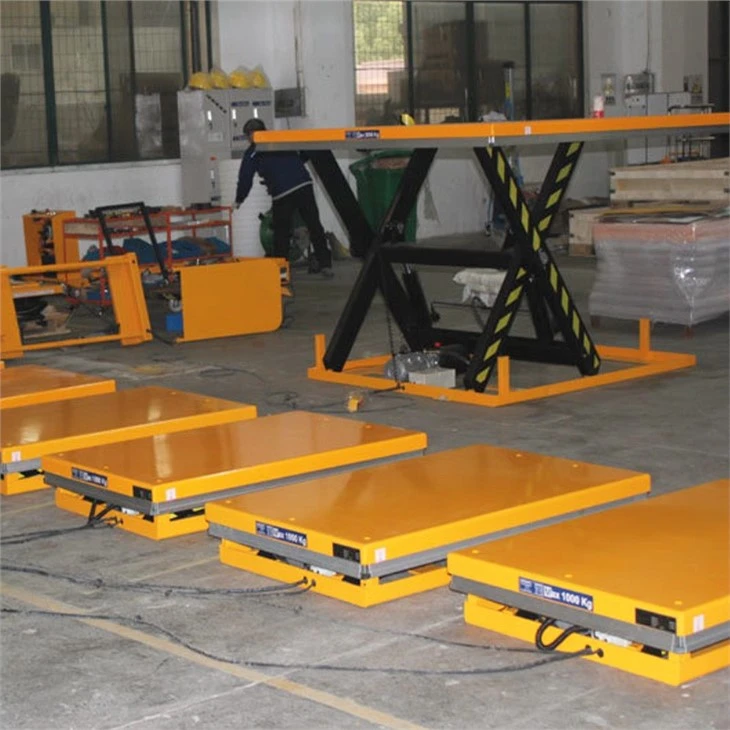Fixed Scissor Lift Platform For Timber Transport