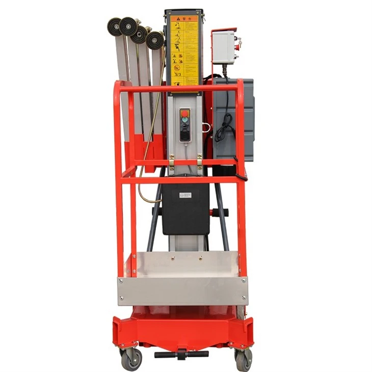 Electric Aluminum Mast Lift