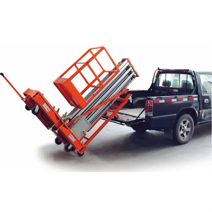 垂直リフトの周りを押します